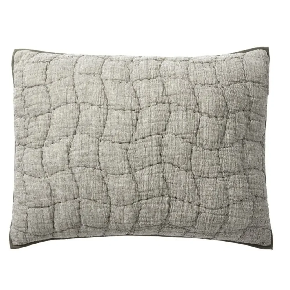 Pottery Barn Cotton Cross Stitch Quilted Sham Standard $59.50